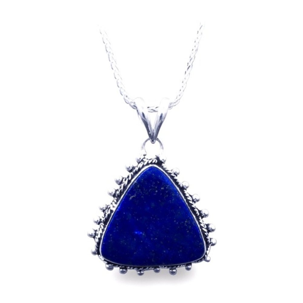 Large 925 Sliver Lapis Pendant (pendant only)
